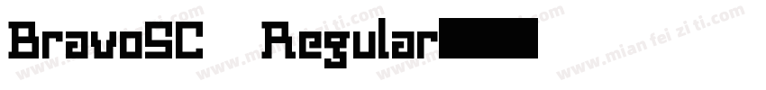 BravoSC Regular字体转换